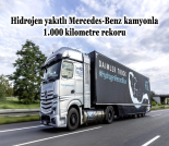 İş Makinası - HİDROJEN YAKITLI MERCEDES-BENZ KAMYONLA 1.000 KİLOMETRE REKORU Forum Makina